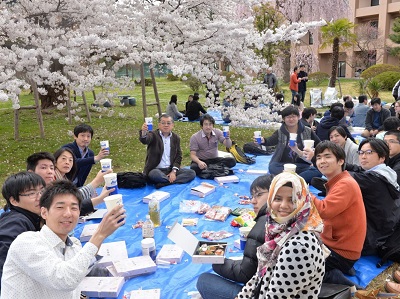 April 15th, Hanami party